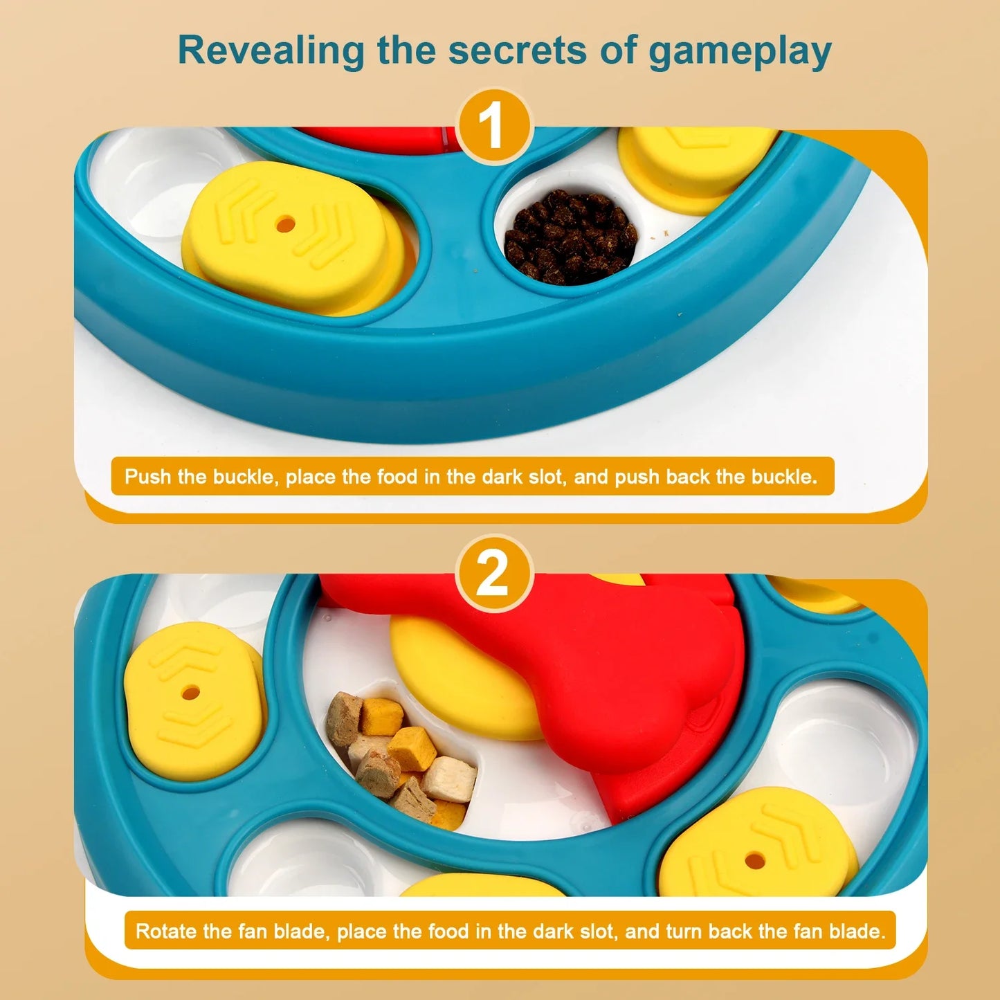 Pet Dog Slow Feeder Bowl Fun Non Slip Anti-Gulping Slower Food Feeding Dishes Eco Dog Bowl for Large Medium Small Dogs Puppy