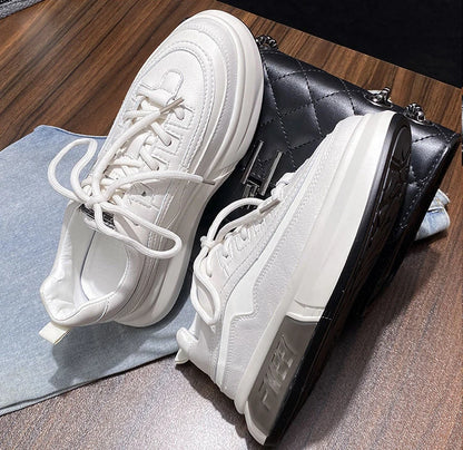 Sports Shoes For Women 2024 White Low Fashion Casual Flat Sneakersy Autumn Hit Spring Without Heel Womens Shoe Stylish New