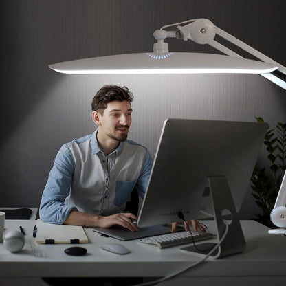 LED Task Lamp,24W Super Bright Desk Lamp,117 Pcs SMD LED,4 Level Brightness,Dimmable,Task LED Light for Home,Office,Workbench