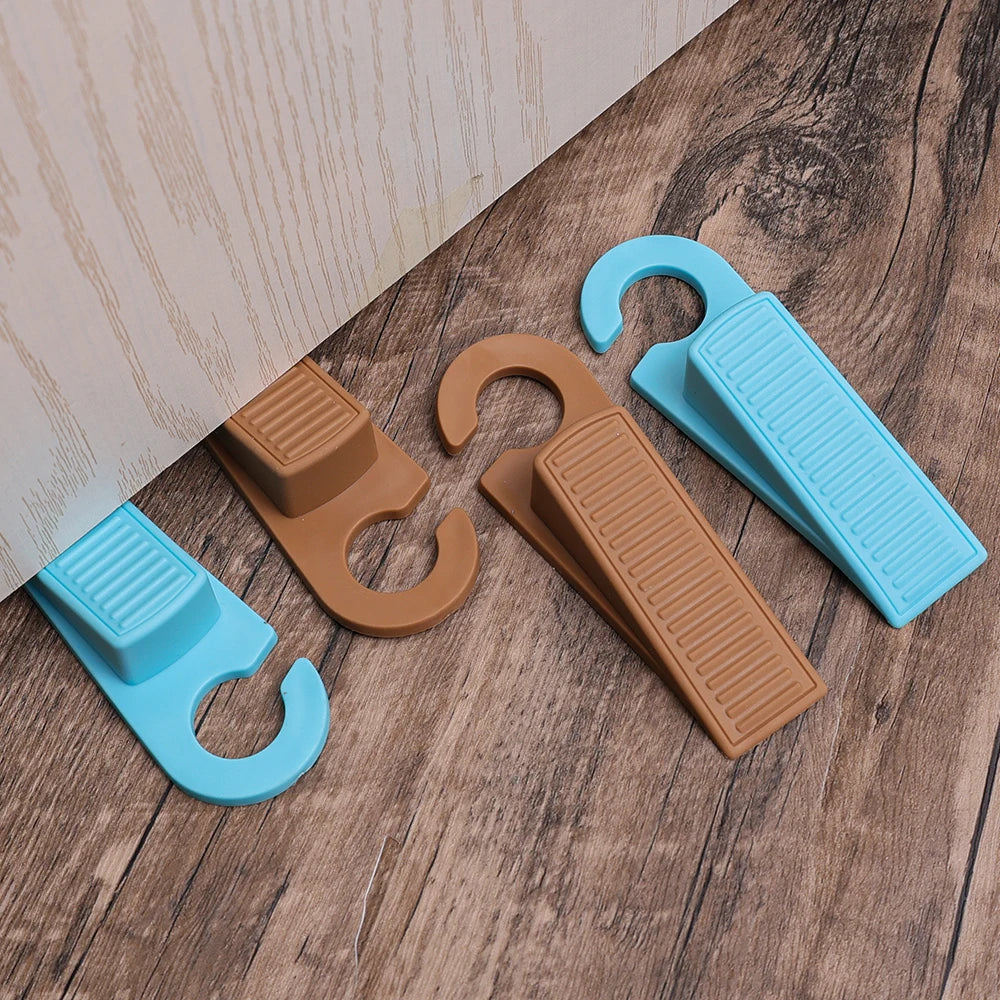 Door Stopper Floor Slanted Wedge Floor Stackable Stops Indoor Door Stopper Duty Rubber Floor Stop Prevents Doors From Closing