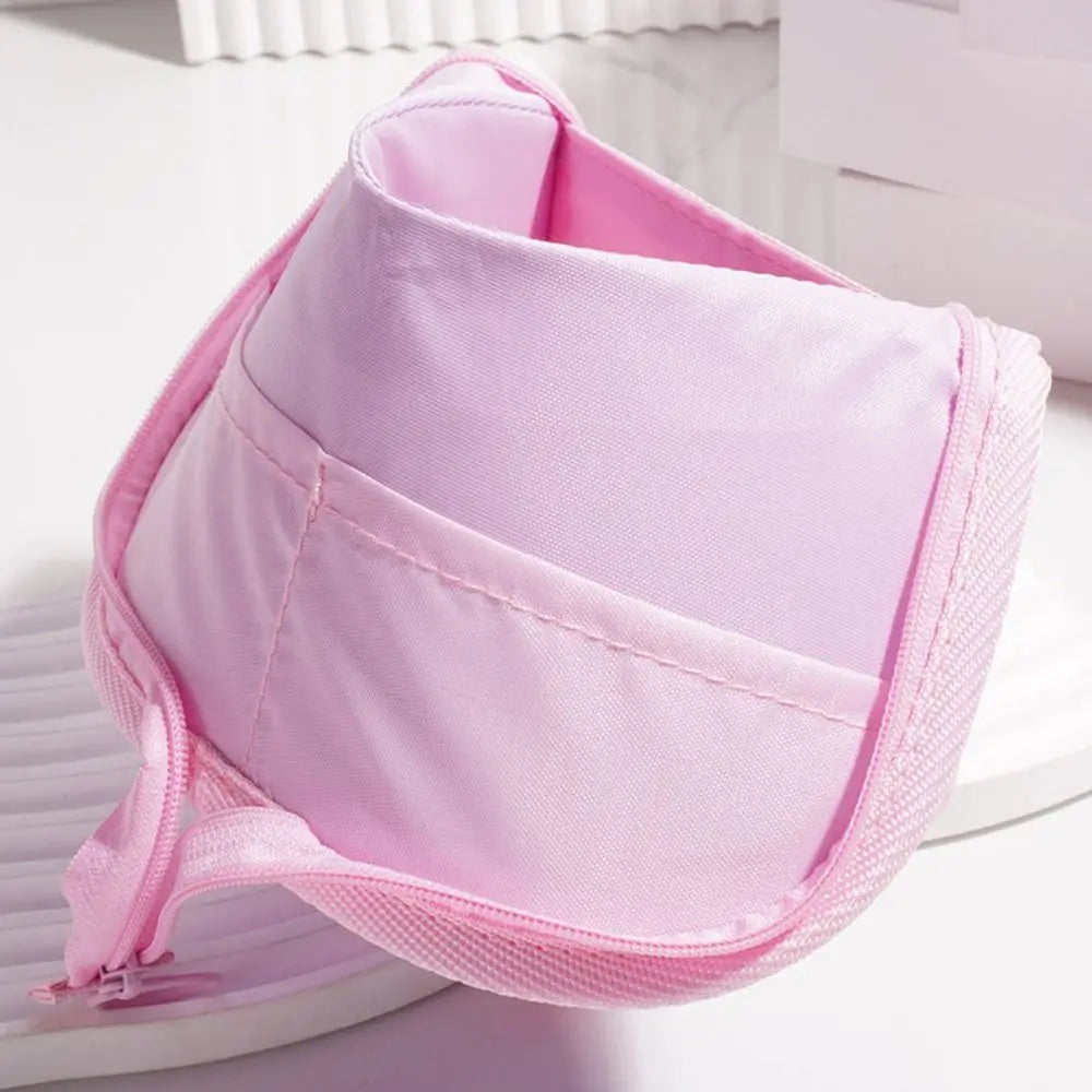 Student Supplies Folding Pencil Case Creative Stainproof Stationery Bag Simple Portable Storage Bag Desktop Organizer