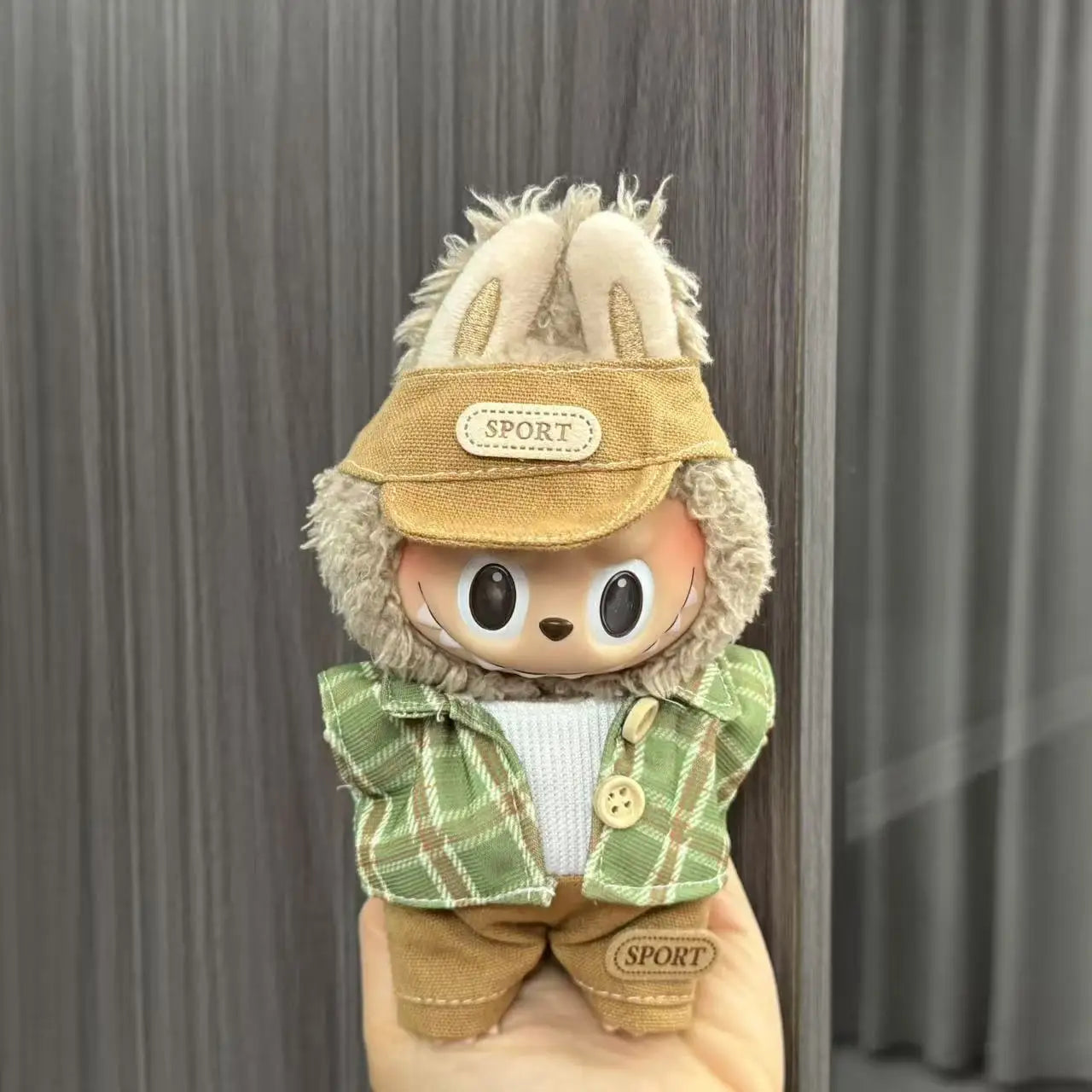 Labubu Doll Costume Set 15-17cm Cartoon Cute Dressing Up, Climbing Clothes Skirt Labubu Costume Accessories Replacement Props