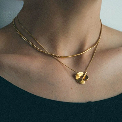 Fashion Jewelry Accessories Two Wearing Method Pendant Chain Necklace For Women Female Popular Style Hot Sale Party Gift