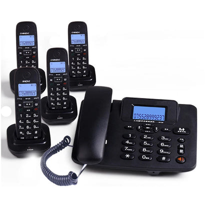 Wireless Telephone 1-4 handstes cordless Answering Machine 2.4G Corded Phone Handset office home hotel Long Range table phone