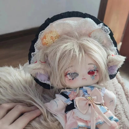 20cm Dress-up Doll's Clothes Cotton Doll Cute Clothes Cartoon Plush Doll Clothes Naked Doll Regular Body Only Clothes No Doll