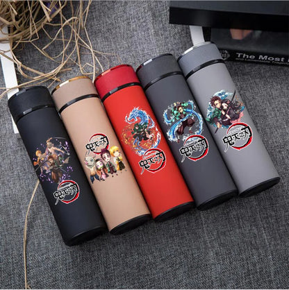 Anime Demon Slayer Kimetsu Vacuum Cup 304 Stainless Steel Thermos Vacuum Flask Water Bottle Gift