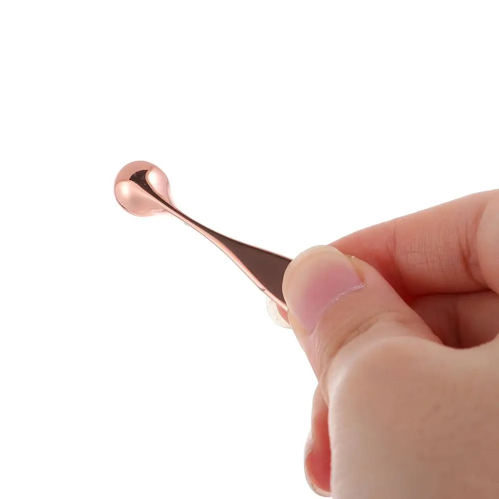 Anti Wrinkle Eye Cream Spoon Applicator Tool Mixing Spatulas Metal Face Mask Spoon Sticks Eye Cream Massage Sticks Beauty Scoop