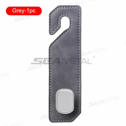 BLALION Car Seat Headrest Hook Universal Hidden Auto Hook Suede Metal Hanging Hooks Interior Seat Back Hanger Hook Accessories