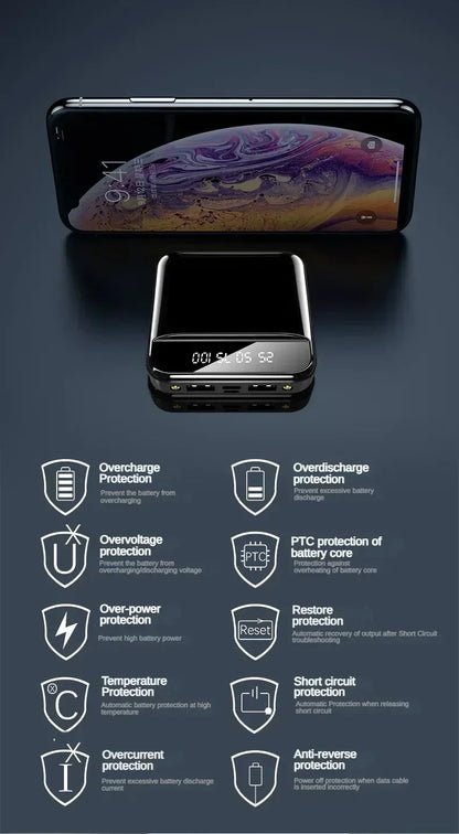 Xiaomi Power Bank 30000mAh Mini Power Bank Pocket Power Bank Small Portable Fast Charging Power Bank Mobile Phone Accessories