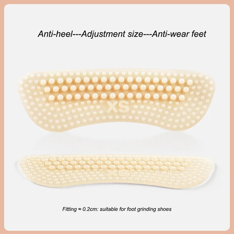 Heel Sticker Heel Protector for Shoes Anti Slip Heel Cushions Non-Slip Heel Inserts Silicone Shoe Backs Foot Care for Women Men