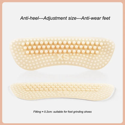 Heel Sticker Heel Protector for Shoes Anti Slip Heel Cushions Non-Slip Heel Inserts Silicone Shoe Backs Foot Care for Women Men