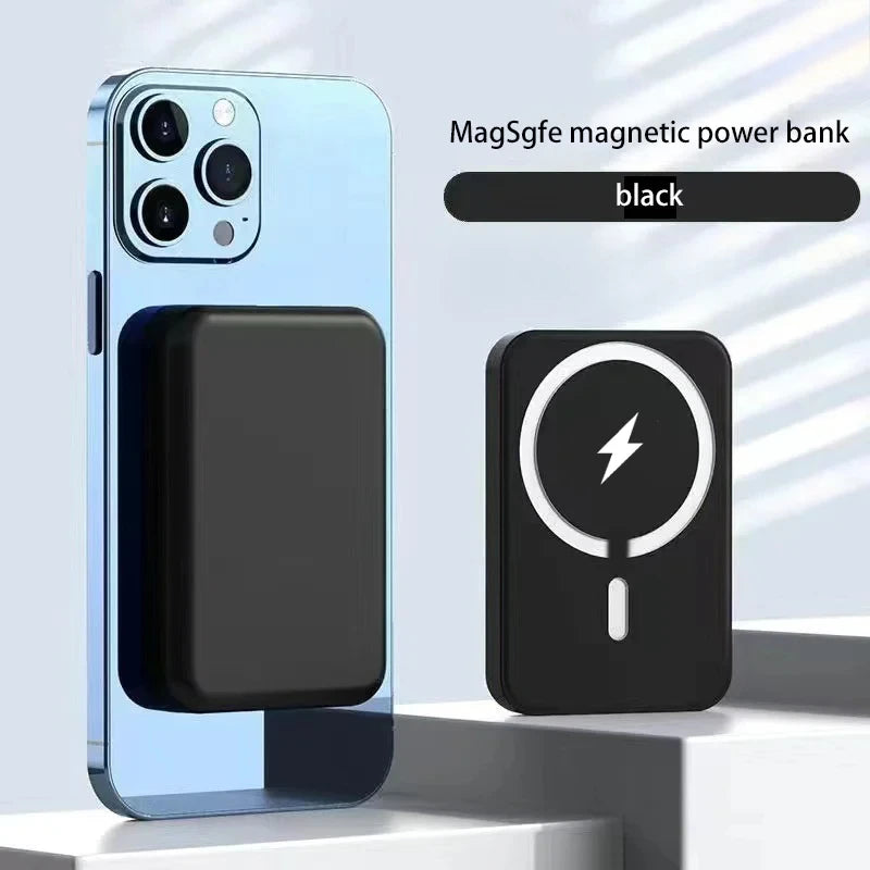 50000mAh Magnetic Wireless Power Bank External Portable Battery Pack for iPhone 12 13 14 15 Series Original 1:1