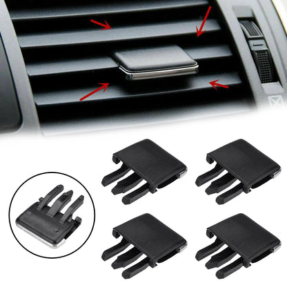 4pcs Car Vehicle Air Vent Clip Plastics Conditioning Vent Louvre Blade Adjust Slice Clip For Toyota For Corolla Car Vehicle Part