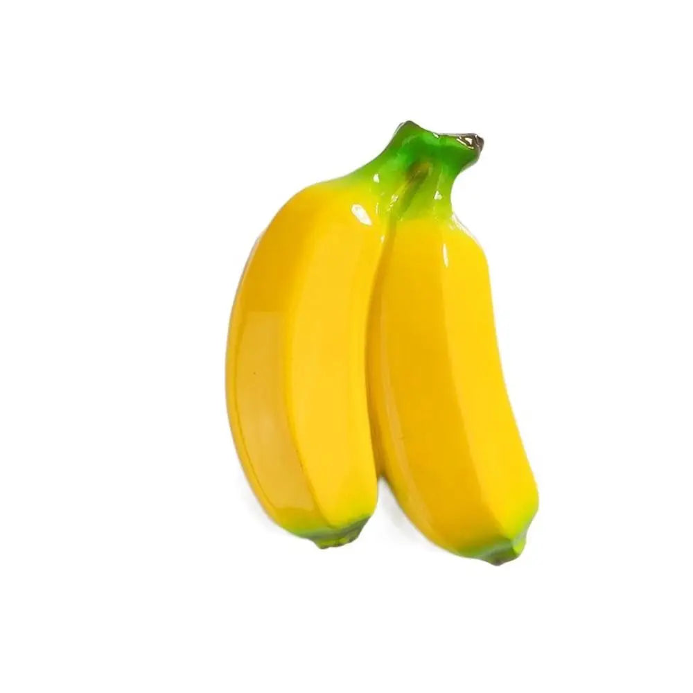 3D 3D Fruit Refrigerator Stickers Magnetic Cartoon Simulated Fruit Magnetic Stickers Cute Fruit Design Resin Food Toys