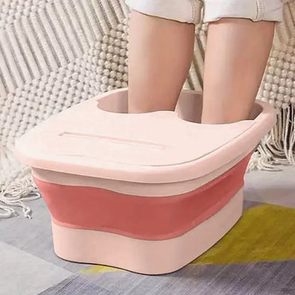 Footbath Massage Bucket Spa Foot Bath Bucket Household Soaking Bucket Folding Basin Sauna Bathtub Pedicure Foldable Bath Bathtub