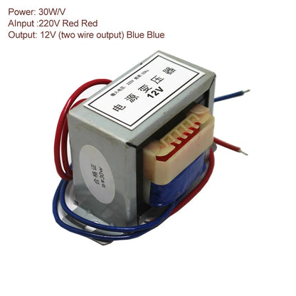 30W Single/dual Phase EI Power Transformer AC 220V To AC 12V/24V Output Voltage Electrical Supplies