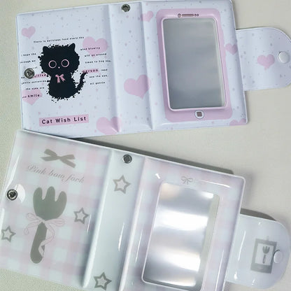 Cute Cat Photo Card Card Album Postcard Organizer Card Album Collectible Card Lomo Card Kpop Binder Idol Album Card Album Photo