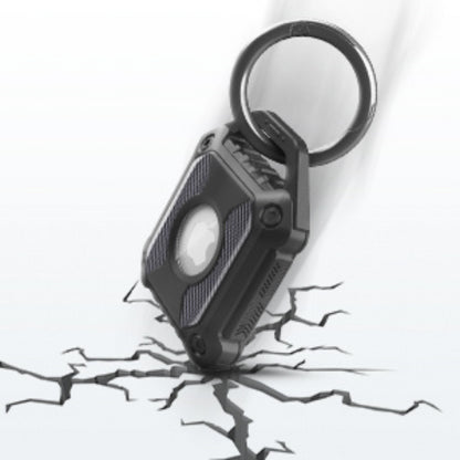 Waterproof Airtag Keychain Holder Case,Screw Full Cover Compatible with Apple AirTag Tracker Key Ring