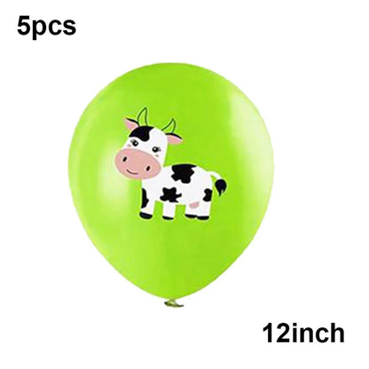 Farm Birthday Party Supplies Animal Farm Paper Plate Pig Sheep Chicken Horses Cows Shape Dinnerware Farm Animal Party Decoration