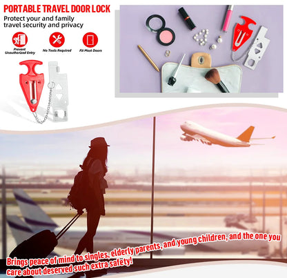 Portable Door Lock for Home Security Door Locks Locks for Extra Security and Protection of Privacy on the Go Perfect for Travel