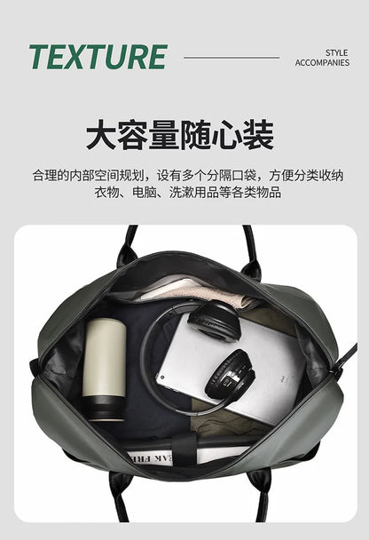 New Travel Tote Men Handbag Oxford Large Capacity Handbags For Men Briefcase Travel Crossbody Bags Waterproof Gym Luggage Bag
