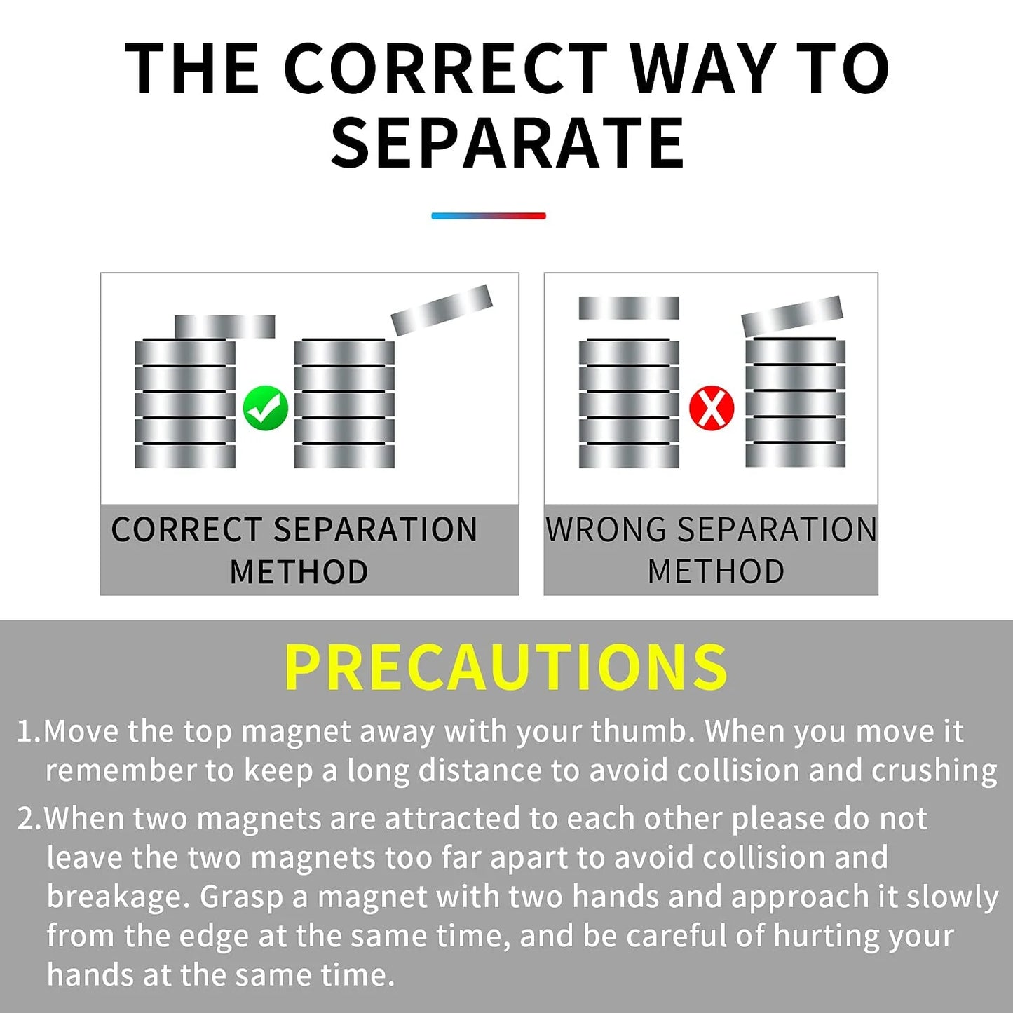 Super Powerful Magnets Strong Disc Magnets for Fridge, DIY, Building, Scientific, Craft, Education, 5x2 6x2 8x2 10x2 12x2 15x2