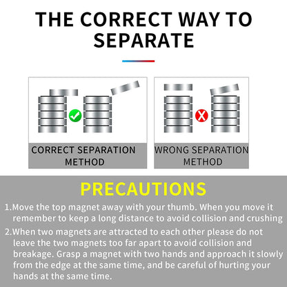 Super Powerful Magnets Strong Disc Magnets for Fridge, DIY, Building, Scientific, Craft, Education, 5x2 6x2 8x2 10x2 12x2 15x2