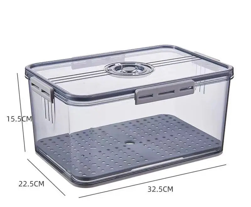 Bread Box for Kitchen Countertop Time Recording Fridge Organizers Storage with Lid for Homemade Toast Bagel Donut Cookies