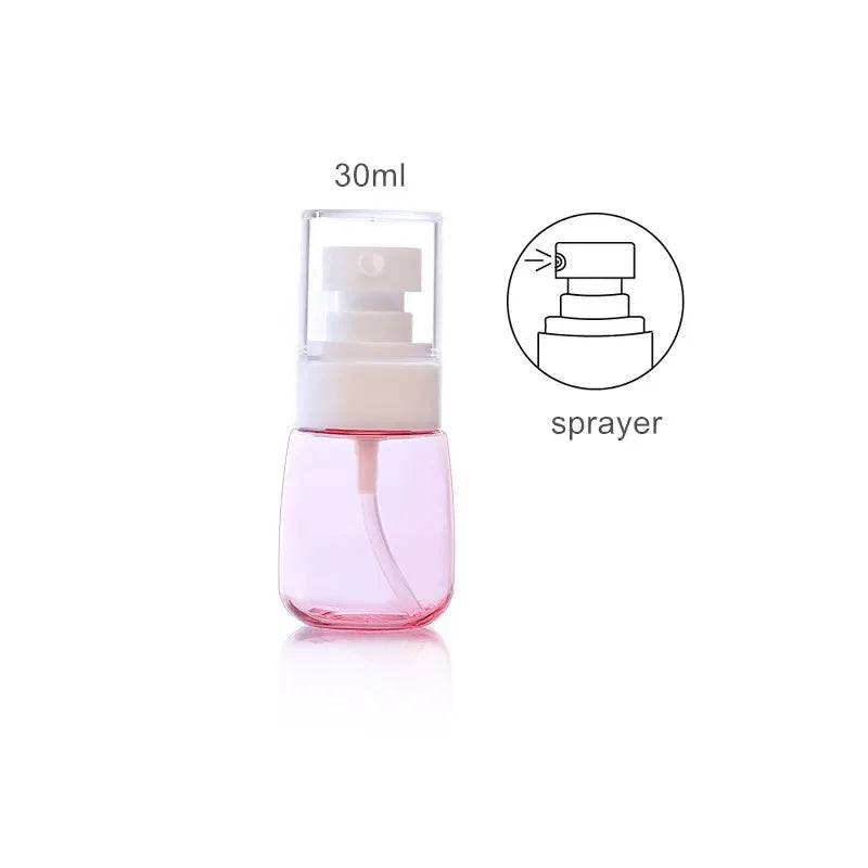 30ml 60ml 100ml UPG Fine Mist Spray Bottle Plastic Bottl Lotion Pump Travel Perfume Water Bottles Refill