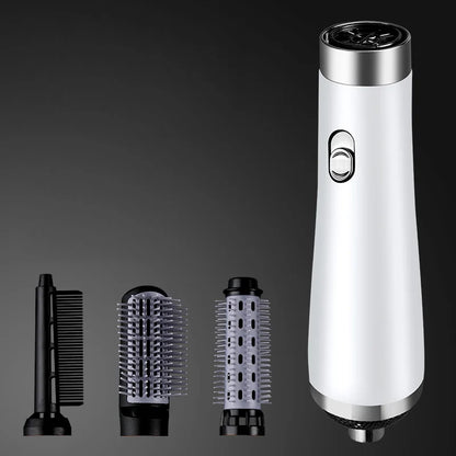 Hair Dryer Portable Comb lonic Hair Straightening Brush Hot Air Curling For Hair Roller Blow Dryer Quick Dry Hair Curler Curling