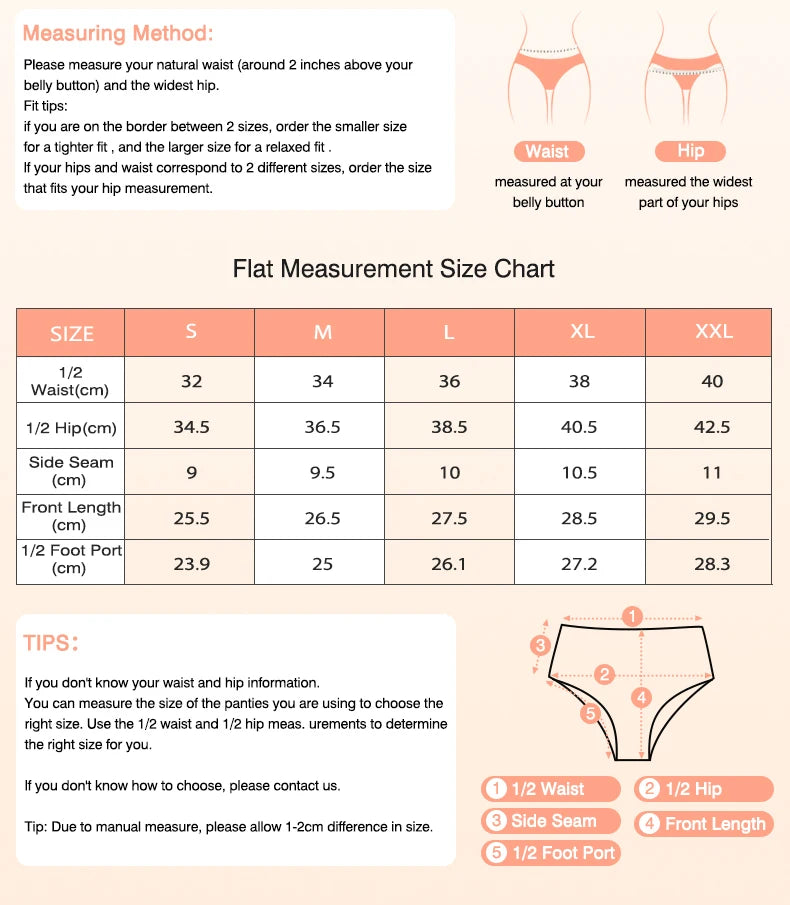 Women's Menstrual Panties Leak Proof Bikini Menstrual Strong Menstrual Cycle Absorbent Underwear Abundant Flow Menstrual Briefs