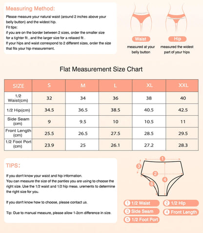Women's Menstrual Panties Leak Proof Bikini Menstrual Strong Menstrual Cycle Absorbent Underwear Abundant Flow Menstrual Briefs