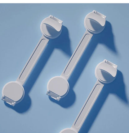 Multi-function Security Protection Locks Baby Safety Cabinet Drawer Door Buckle Home White Toilet Refrigerator Lock 5Pcs/Lot
