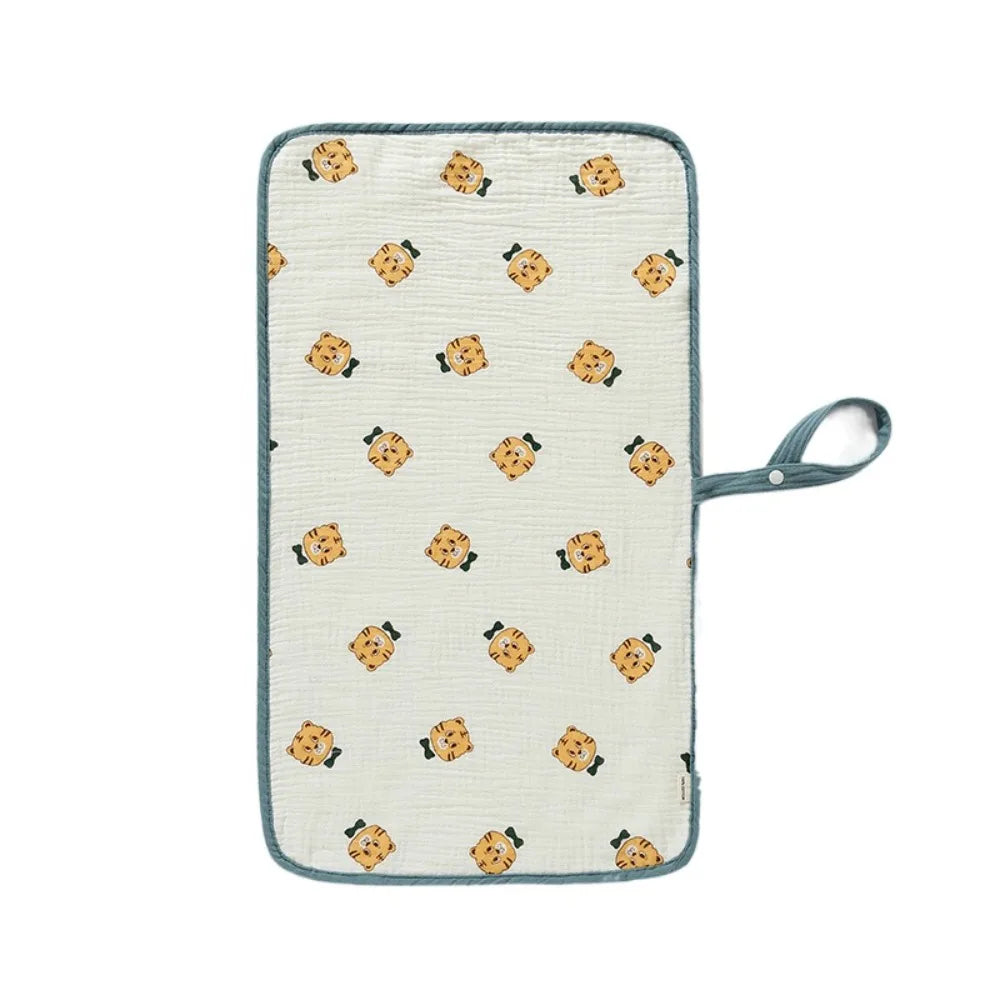 Soft Baby Diaper Changing Pad Strong Absorbent Breathable Infant Diaper Mat Hypoallergenic Diapering Sheet Baby Bed Pad Nursery