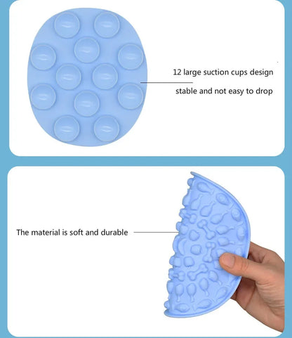 Dog Silicone Lick Mat, Slow Food Plate, Bathing Distraction, Sucker, Food Training Pet Feeder Supplies for Dogs