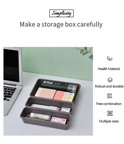 8pcs/set Adjustable Drawer Organizer Box Trays Make Up Cosmetics Sundries Divider Holder Kitchen Bathroom Closet Jewellery Box