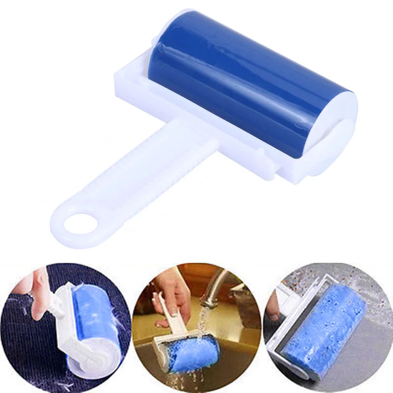 Washable Lint Sticking Roller Dust Cleaner for Clothes Pet Hair Cleaning Reusable Household Dust Wiper Cleaning Tools 1-5PCS