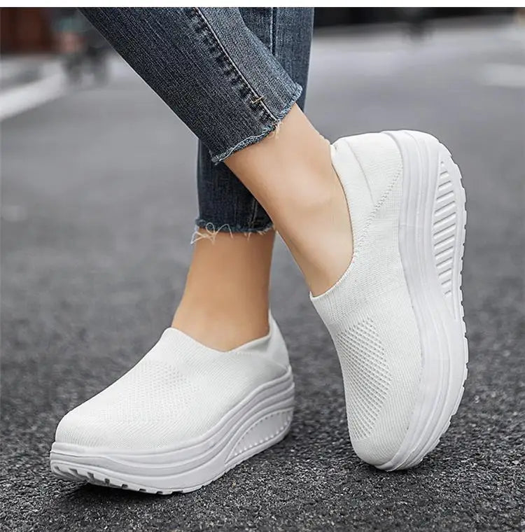 2024 Sneakers Shoes Women Footwear Platform Sneakers Trainers Shoes Ladies Loafers Chunky Sneakers Slip On Mujer Shoes Woman