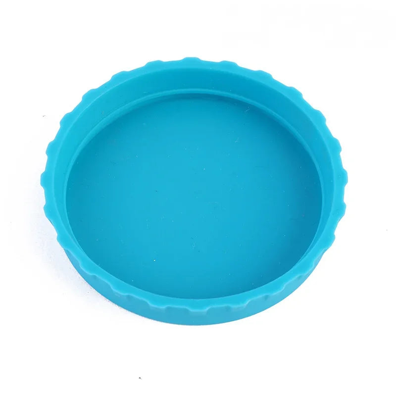 Silicone Soda Can Lid Reusable Can Stopper For Soda Beer Drinks Juice Drinks Beverage Leak-proof Soft Seal Silicone Can  Lid