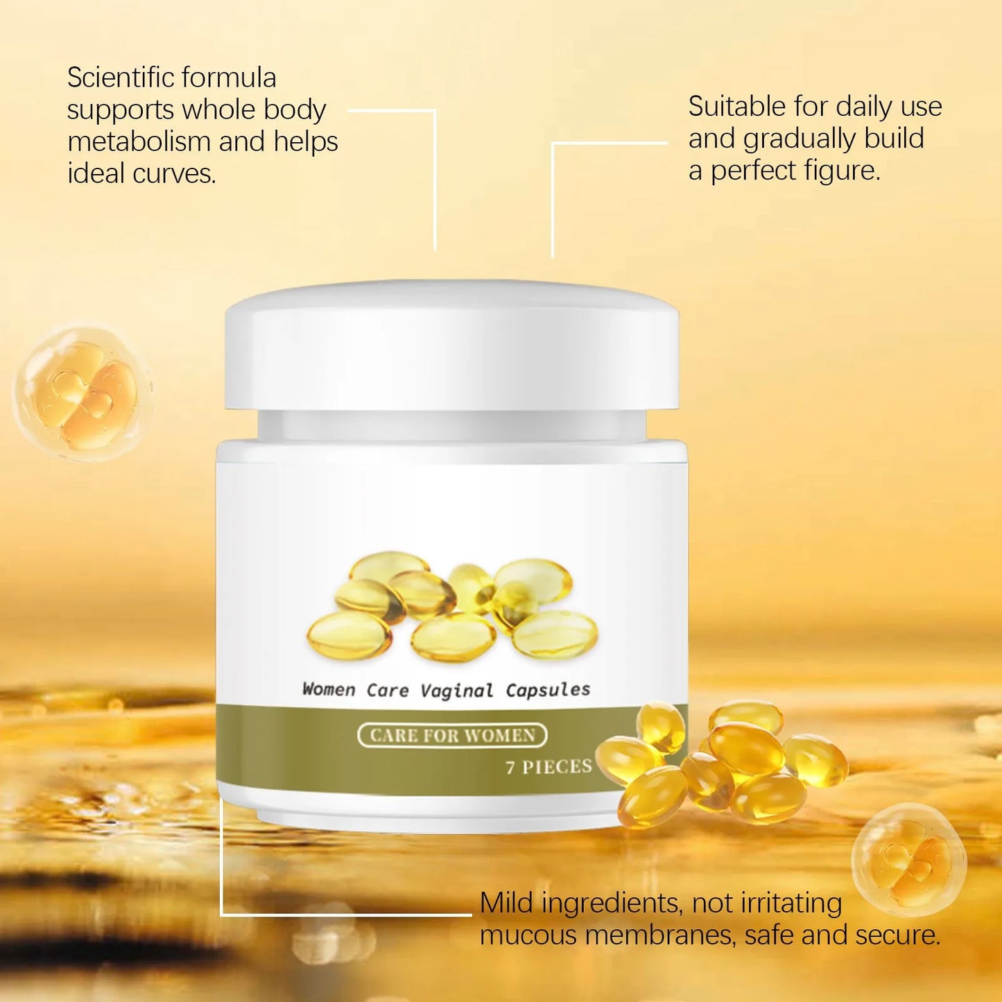 Women'S Body Care Capsules Women'S Body Care Nourishing Firming Tender Skin Capsules 1ml