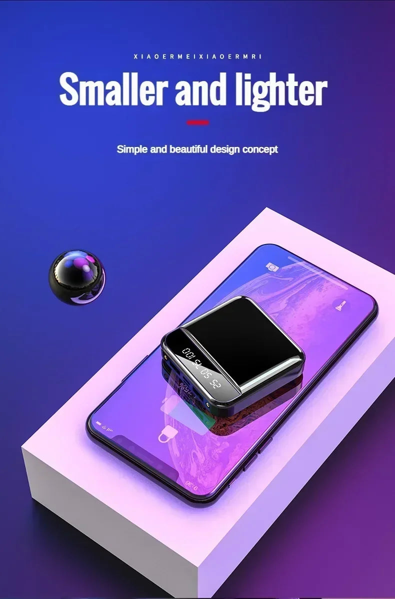 Xiaomi Power Bank 30000mAh Mini Power Bank Pocket Power Bank Small Portable Fast Charging Power Bank Mobile Phone Accessories