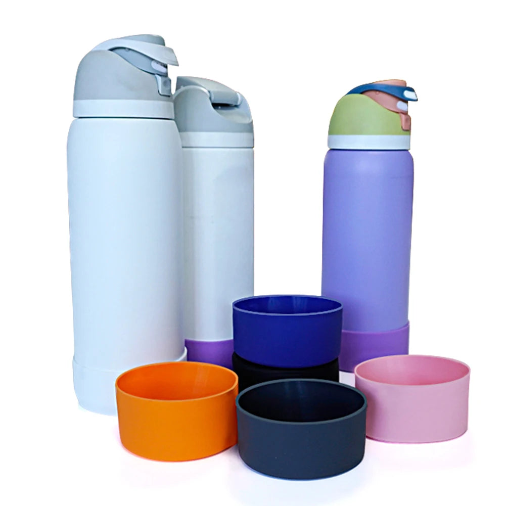 Silicone Water Bottle Boot Anti-Slip Bottom Cover Bottom Protector Protective Bottom Base for Owala 32oz Flask Water Bottle