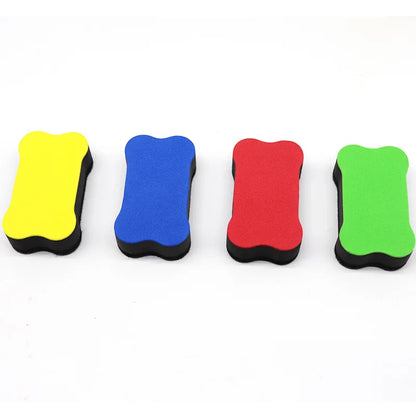 4PCS/LOT Magnetic White Board Eraser School Office Whiteboard Eraser Accessories School Supplies Random Color Diary Stationery