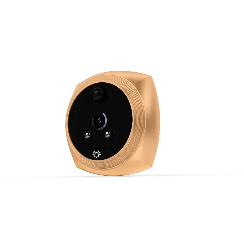 3.5" Monitor Video Doorbell Digital Viewer Video-eye Door Peephole Camera Photo Record Night Vision Human Detection 200W Pixels