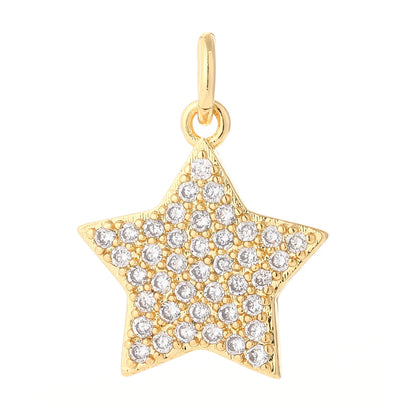 Cute Star Pendant Jewelry Production Supplies Bohemian Earrings Bracelet Necklace Keychain Accessories Resin Charm