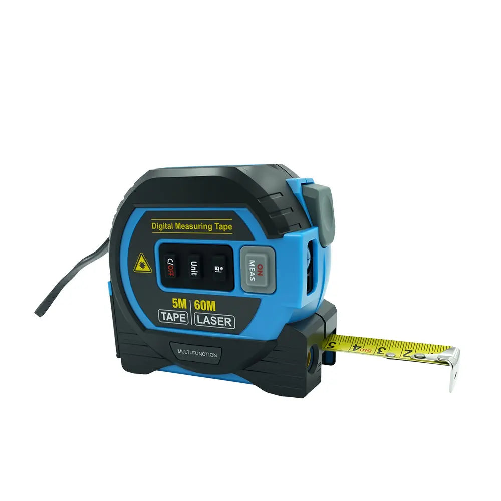 Laser Tape Measure 3 In 1 Digital Tape Measure High Precision Laser Rangefinder Steel Tape Measure