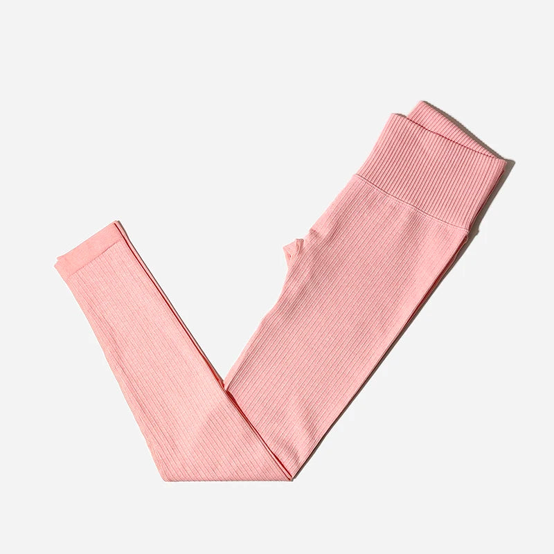 New Yoga Pants Sports Clothing Seamless Legging Solid High Waist Full Length Workout Leggings for Fittness Yoga Leggings