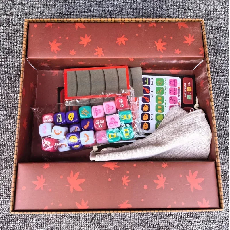 Parent child sushi go party! Sushi Dog Party Happy Children's Party Board Game Cards Board Game For Home Party Adult Family Play