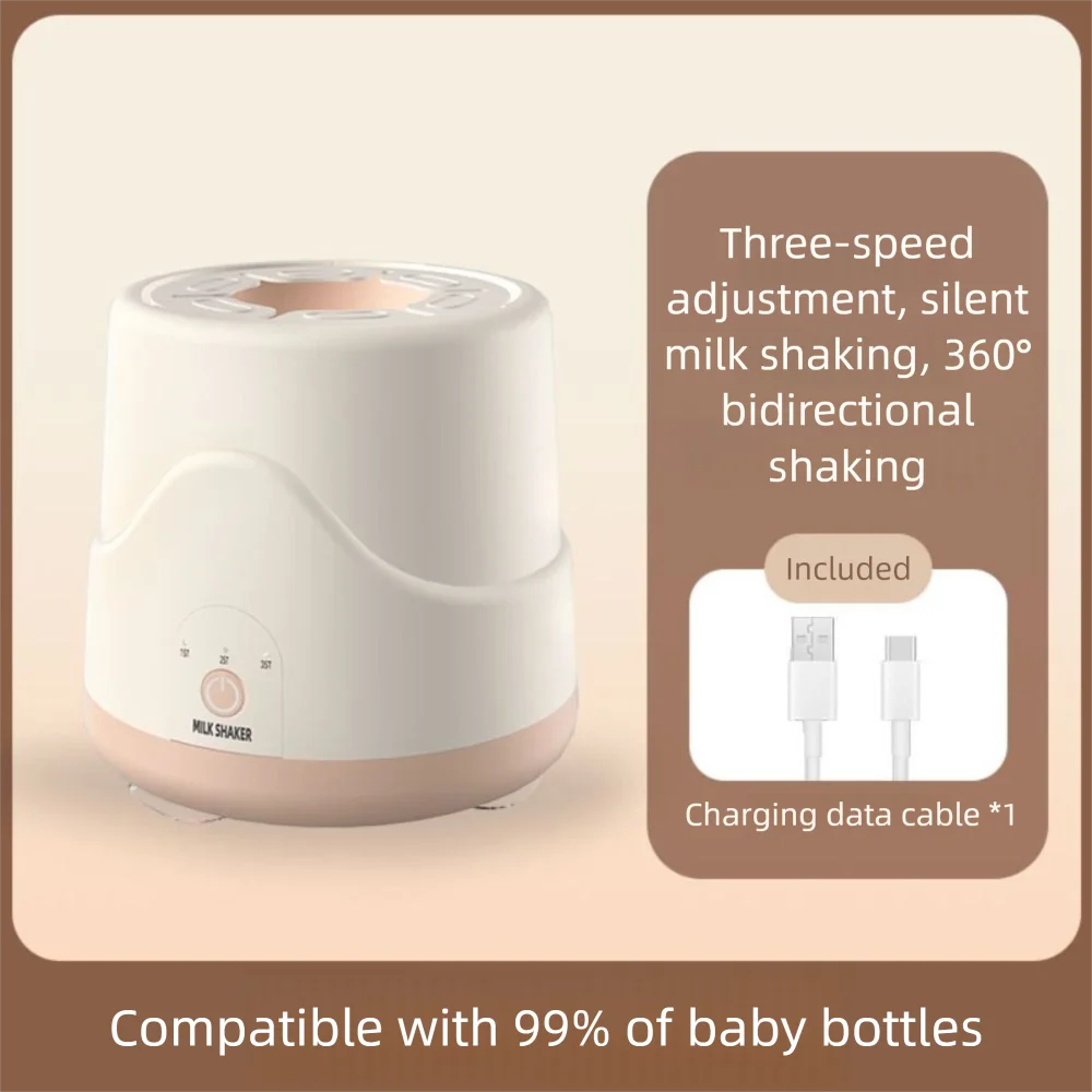 Adjustable Electric Baby Milk Blender Without Lumps Low Noise Electric Powder Mixer Easy To Use 3 Modes Milk Preparation Machine