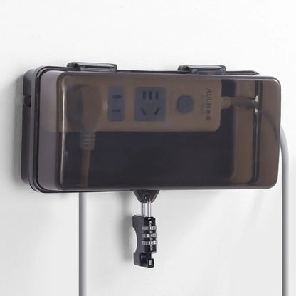 Plastic Cable Management Box Electrical Boxes Rain-Proof Weather Proof Plug Box Lead Cover for Protect Outlet, Plug, Socket